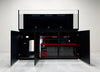 Premium Meerwasseraquarium 550 Liter Schwarz - Neptunian Cube M-Pro 180