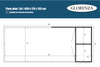 Evi -449x176x193 - 19x19x1,5mm | Gitter aus Aluminium | Glorenza
