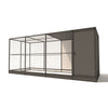 Evi -449x176x193 - 19x19x1,5mm | Gitter aus Aluminium | Glorenza
