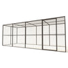 Wartungsfreie Aluminium-Voliere Lilly 484 x 176 x 178 cm Glorenza