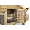 Tierheim Voldux | Romy | Rechts | Dachpappe | Imprägniertes Holz