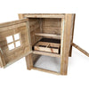 Holz-Hühnerstall Pleun | 110 × 110 × 190 cm | Glorenza