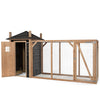 Voldux Hühnerstall | Heuhaufen | Mees | XL | Dachpappe | Schwarze schwedische Verkleidung + Douglasienrahmen