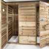 Voldux Voliere |R10| Links| Dachpappe| Imprägniertes Holz (wartungsfrei)