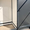 Wartungsfreier Aluminium-Hühnerstall Evi -207x176x193 - mit Sicherheitsschleuse | Glorenza
