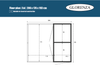Wartungsfreier Aluminium-Hühnerstall Evi -207x176x193 - mit Sicherheitsschleuse | Glorenza