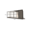Evi -449x176x193 - 19x19x1,5mm | Gitter aus Aluminium | Glorenza