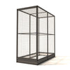 Katzengehege Noa - 86x176x193cm - 50x50x3mm - Gaas aus Aluminium | Glorenza