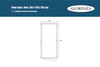 Katzengehege Noa - 86x176x193cm - 50x50x3mm - Gaas aus Aluminium | Glorenza
