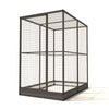 Katzengehege Noa - 121x176x193 - 50x50x3mm - Gaas aus Aluminium | Glorenza
