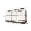 Wartungsfreies Aluminium-Katzengehege Noa - 328x176x193 | Glorenza