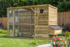 Voldux Hühnerstall | Show | Rechts | Dachpappe | Imprägniertes Holz