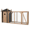 Voldux Hühnerstall | Heuhaufen | Mees | XL | Dachpappe | Schwarze schwedische Verkleidung + Douglasienrahmen