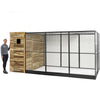 Voldux Voliere |R10| Links| Dachpappe| Imprägniertes Holz (wartungsfrei)